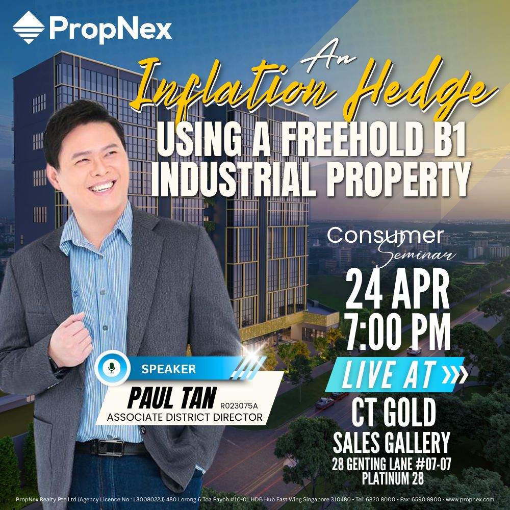 An Inflation Hedge Using a Freehold B1 Industrial Property — event poster